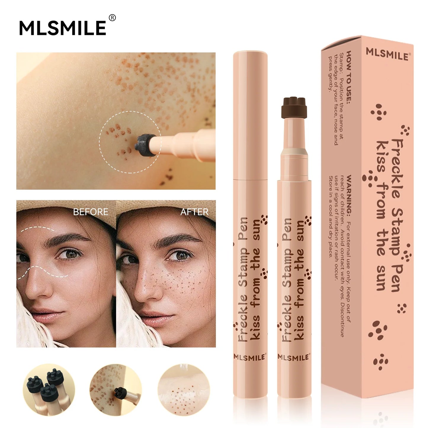 Waterproof Fake Freckles Pen - Natural, Long-Lasting Makeup Tool