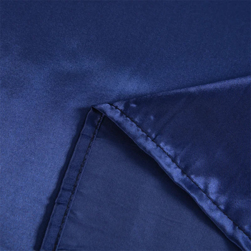 Luxury Flat Sheet Solid Color Satin Bed Sheet Soft Comfortable Bedsheet High-End Bedclothes Sheet