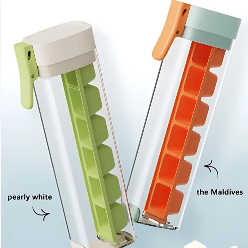 Easy-Release Ice Moulds | 1/3/5PCS | 6 Compartments | One-Handed Press