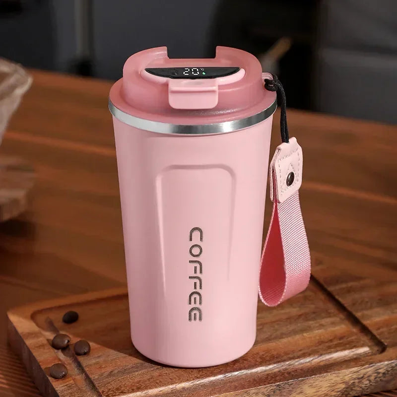 380/510ml Thermos Coffee Mug | Stainless Steel Insulated Tumbler with Temperature Display – tonyfinger store