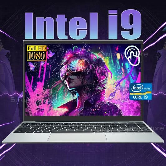 2024 Windows 11 i9 Laptop, Intel Core i9-8950HK, 14.1" 1080P Display, 16GB DDR4, 1TB/2TB SSD, Ultra-Light Business Notebook | tonyfinger store