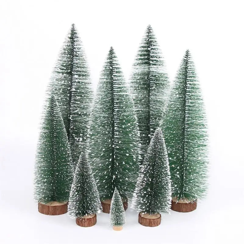 1 Pcs Mini Christmas Tree | DIY Pine Tree Desktop Decoration | Home Christmas Décor | Festive Pine Tree for Holiday Decoration | Tonyfinger Store