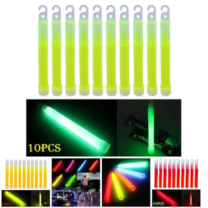 10pcs 6" Industrial Glow Sticks 