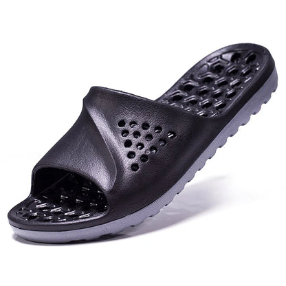 Summer Bathroom Slippers For Men Women Kids Badslippers Badeschuhe Bathing Shoes Shower Soft Indoor Home Beach Big Size 48 49 50