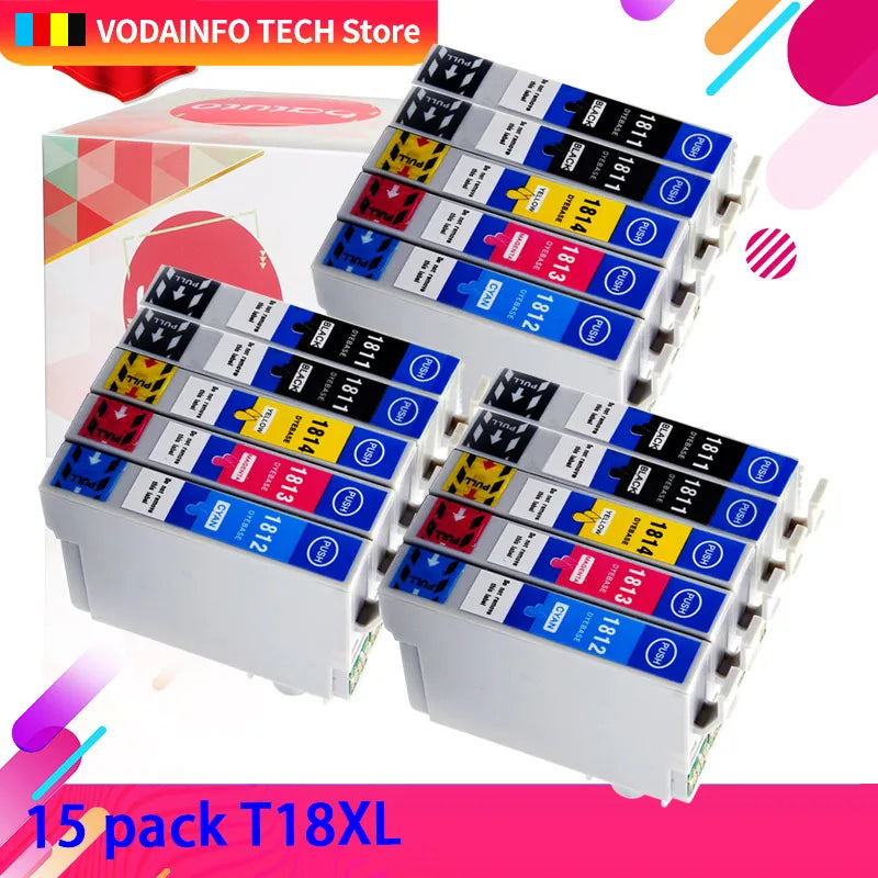 QSYRAINBOW compatible ink cartridge 1811 T 1811 for Epson xp-325 xp-405 XP-405 XP-215 - XP-412 XP-315 xp XP-212 printer