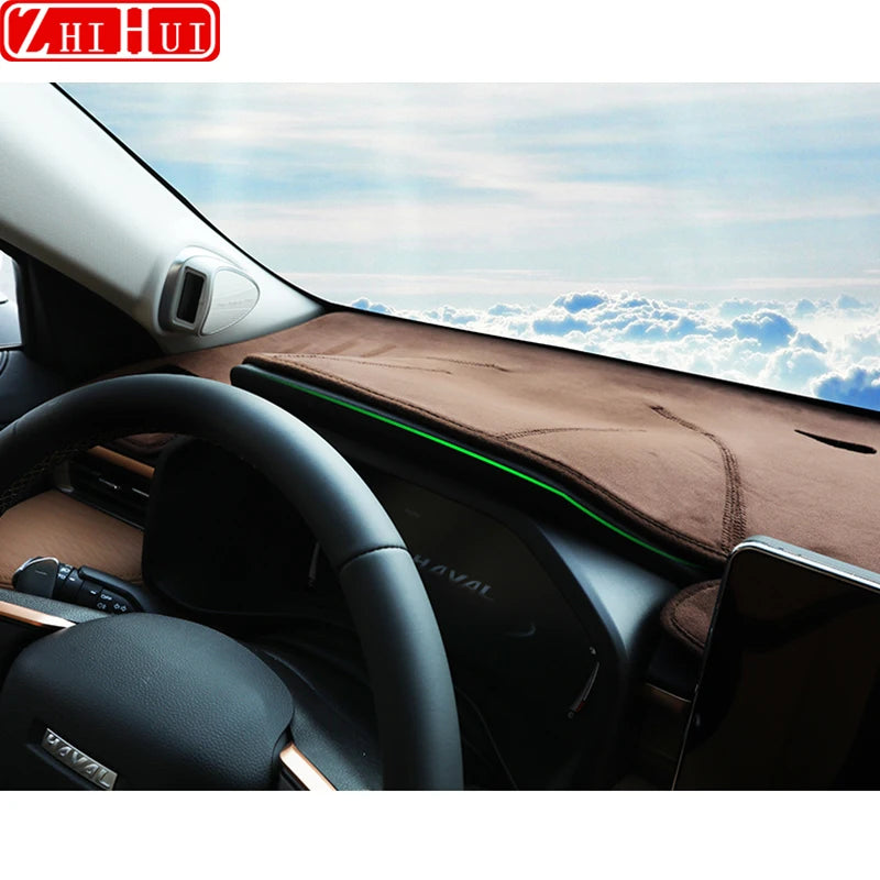 For GWM Haval Jolion 2021-2023 Car Styling Dash Mat Dashmat Dashboard Cover Sun Shade Dash Board Cover Carpet Auto Accessories