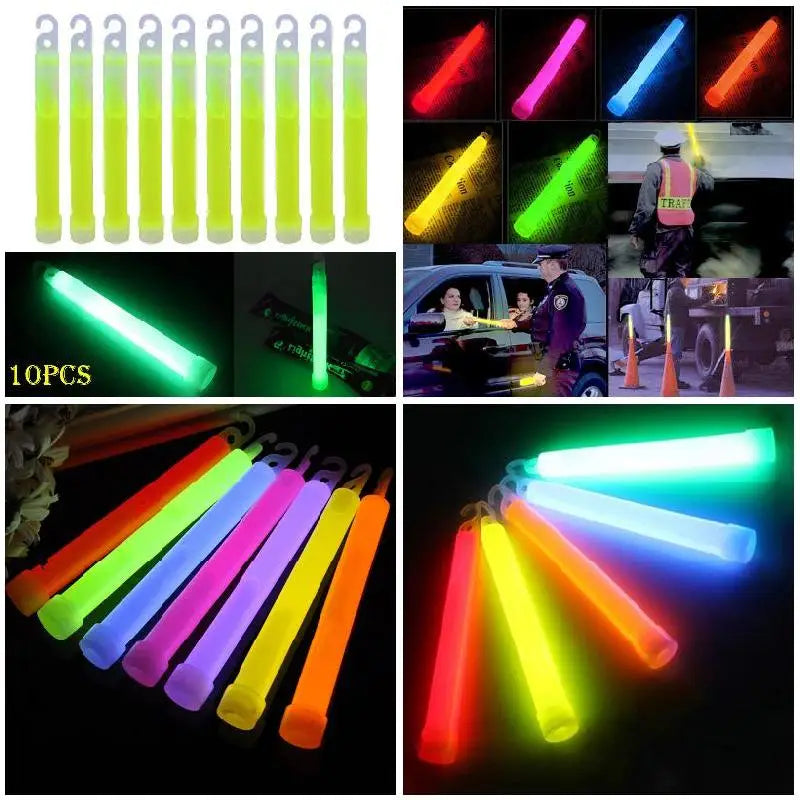 10pcs 6" Industrial Glow Sticks 