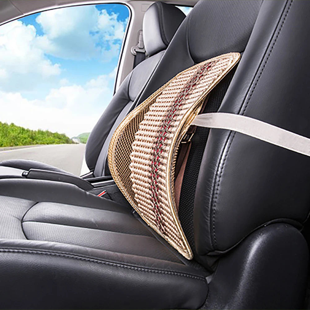 Car chair lumbar cushion  Lumbar Support Car Back seat Cushion Office Home Mesh Chair For Heat Hair With Car seat chair Chushion