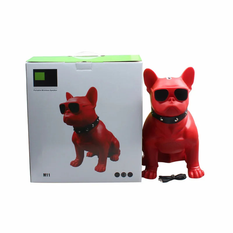 2023 Wireless Bluetooth Speaker | French Bulldog Design | Portable Stereo Super Bass USB AUX | tonyfinger store