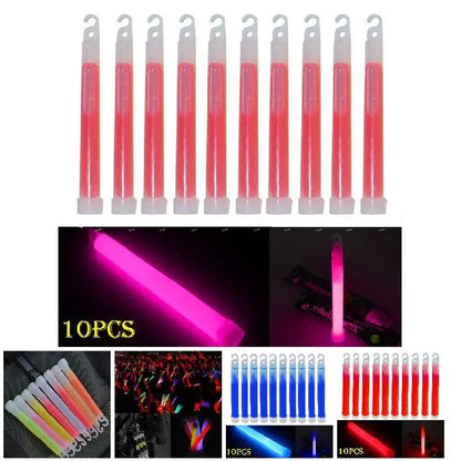 10pcs 6" Industrial Glow Sticks 