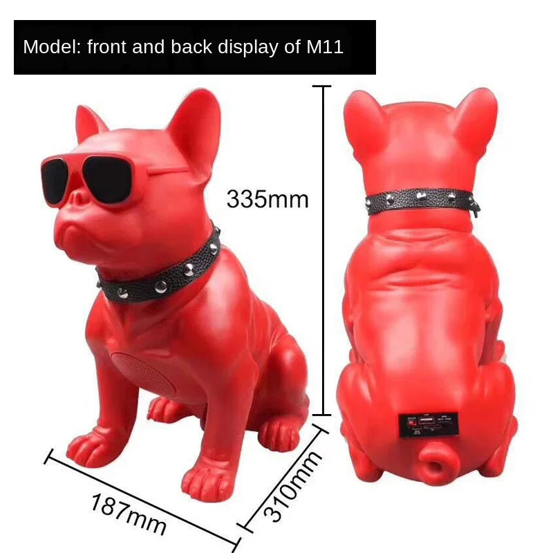 2023 Wireless Bluetooth Speaker | French Bulldog Design | Portable Stereo Super Bass USB AUX | tonyfinger store