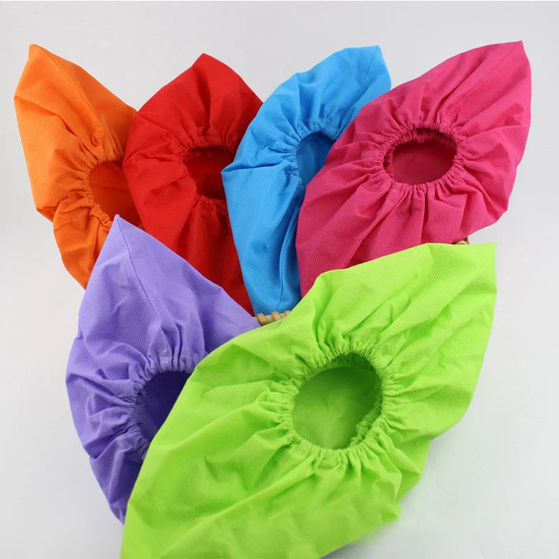 Reusable Shoe Covers New Non-woven Shoe Cover Household Thick Washable Shoes Covers Non-slip Non-disposable Guests Family Tools