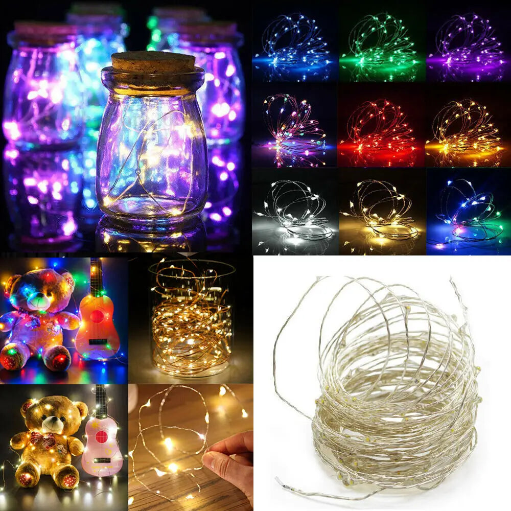 20 40led copper fairy lights - battery operated led string