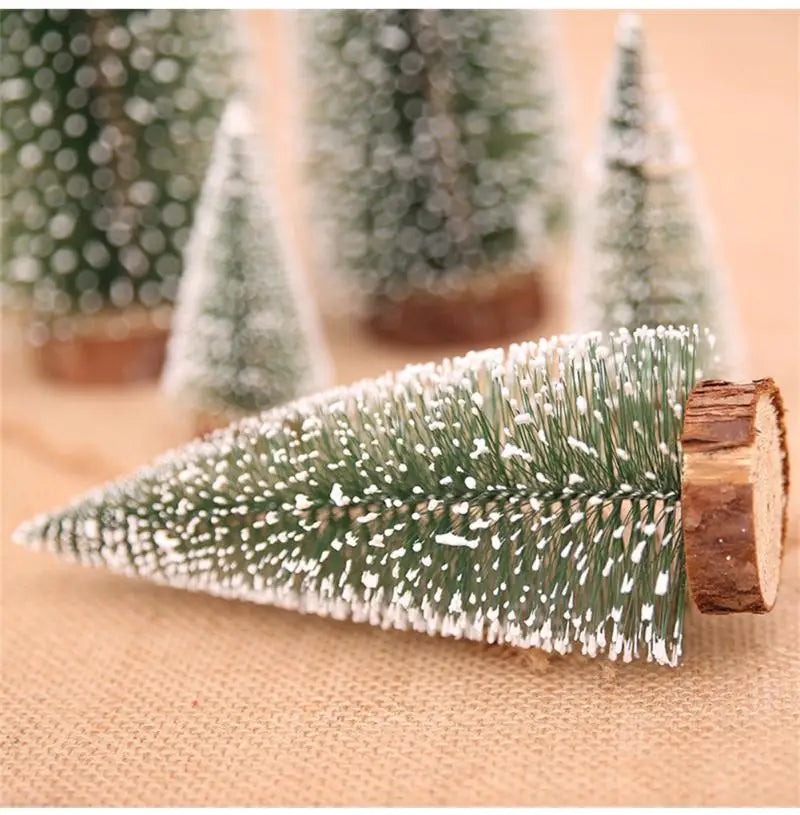 1 Pcs Mini Christmas Tree | DIY Pine Tree Desktop Decoration | Home Christmas Décor | Festive Pine Tree for Holiday Decoration | Tonyfinger Store