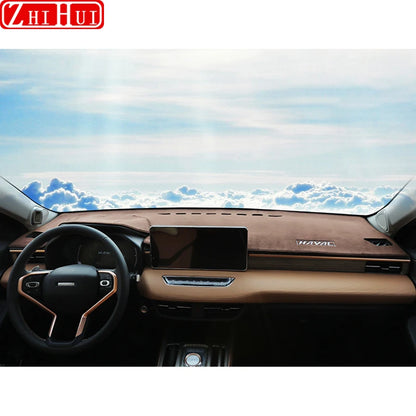 For GWM Haval Jolion 2021-2023 Car Styling Dash Mat Dashmat Dashboard Cover Sun Shade Dash Board Cover Carpet Auto Accessories