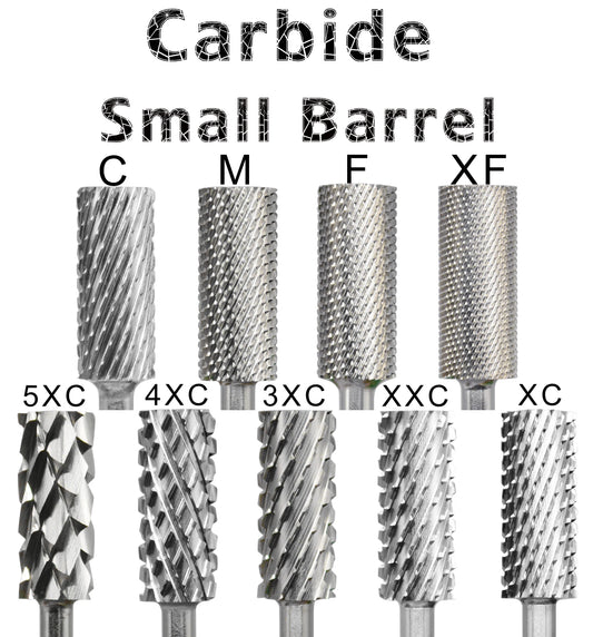 NAILTOOLS 5.35 Small barrel Silver Tungsten steel Carbide nail drill bits milling cutter german accessories