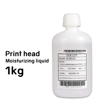 Powerful cleaning solution for UV printer ink remove clogged print head moisturizing liquid compatible with Epson Seiko Ricoh HP