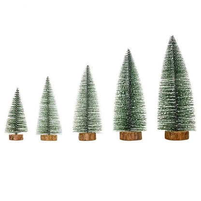 1 Pcs Mini Christmas Tree | DIY Pine Tree Desktop Decoration | Home Christmas Décor | Festive Pine Tree for Holiday Decoration | Tonyfinger Store