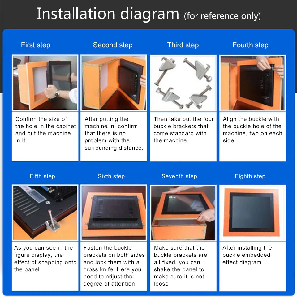 12" 10" 15" Industrial Touch Panel PC Desktop | Resistive Touch Mini PC | Core i3 All-In-One w/ SSD, WiFi & Windows 7/10 | tonyfinger store