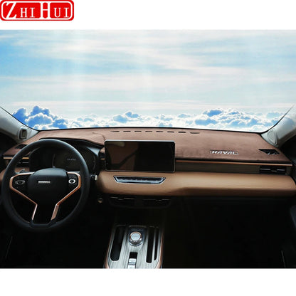 For GWM Haval Jolion 2021-2023 Car Styling Dash Mat Dashmat Dashboard Cover Sun Shade Dash Board Cover Carpet Auto Accessories