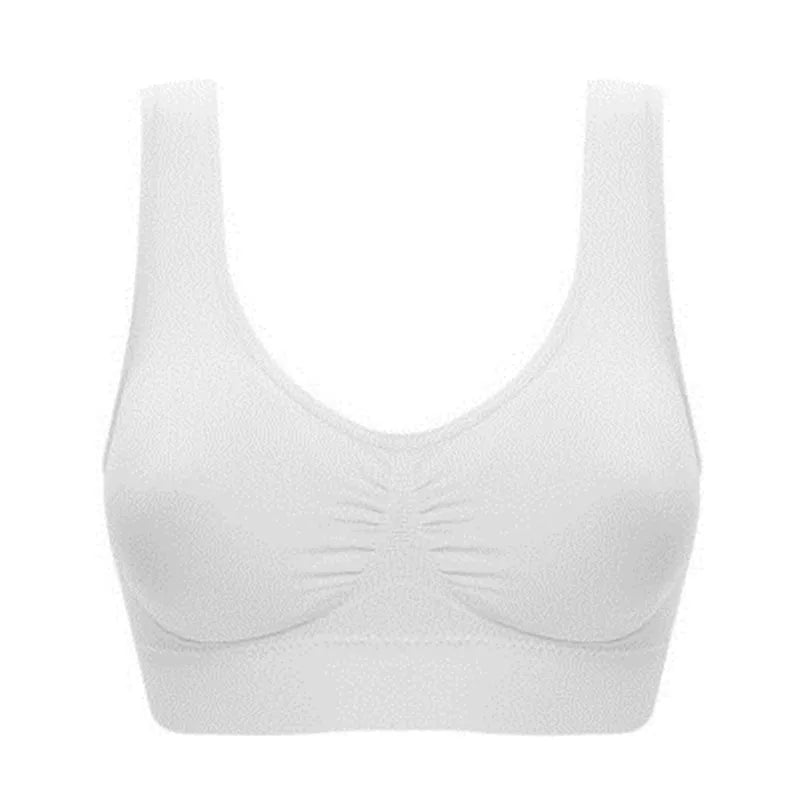 Sexy women push up  BREAST   bra big size backless  bras plus size wireless brassiere breathable seamless bra 1pcs wfws01