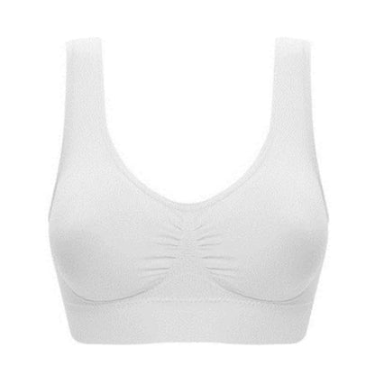 Sexy women push up  BREAST   bra big size backless  bras plus size wireless brassiere breathable seamless bra 1pcs wfws01