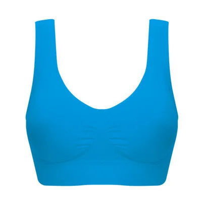 Sexy women push up  BREAST   bra big size backless  bras plus size wireless brassiere breathable seamless bra 1pcs wfws01