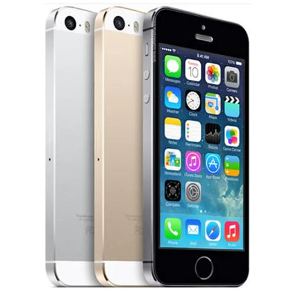 Unlocked Original Apple Iphone 5S 16GB/32GB/64GB Dual Core 4" IPS Phone 8MP 1080P GPS IOS LET Used  Mobile Phone