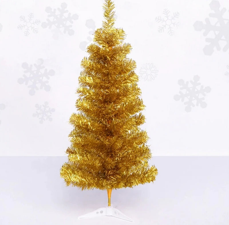 Home Event Party Christmas Xmas Tree 60cm Mini Golden Pine Artificial Christmas Tree