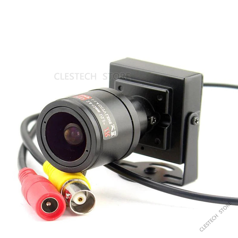 CCTV Mini Camera 2.8mm-12mm 1200TVL HD Zoom Manual Focusing Metal Analog Security Surveillance Vidicon Micro Video For Home/Car