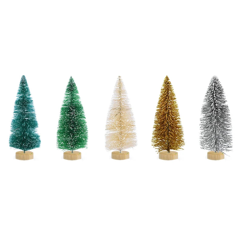 12 Mini Pine Christmas Trees | DIY Home Table Decor | Xmas Ornaments | Perfect Kids Gift | tonyfinger store