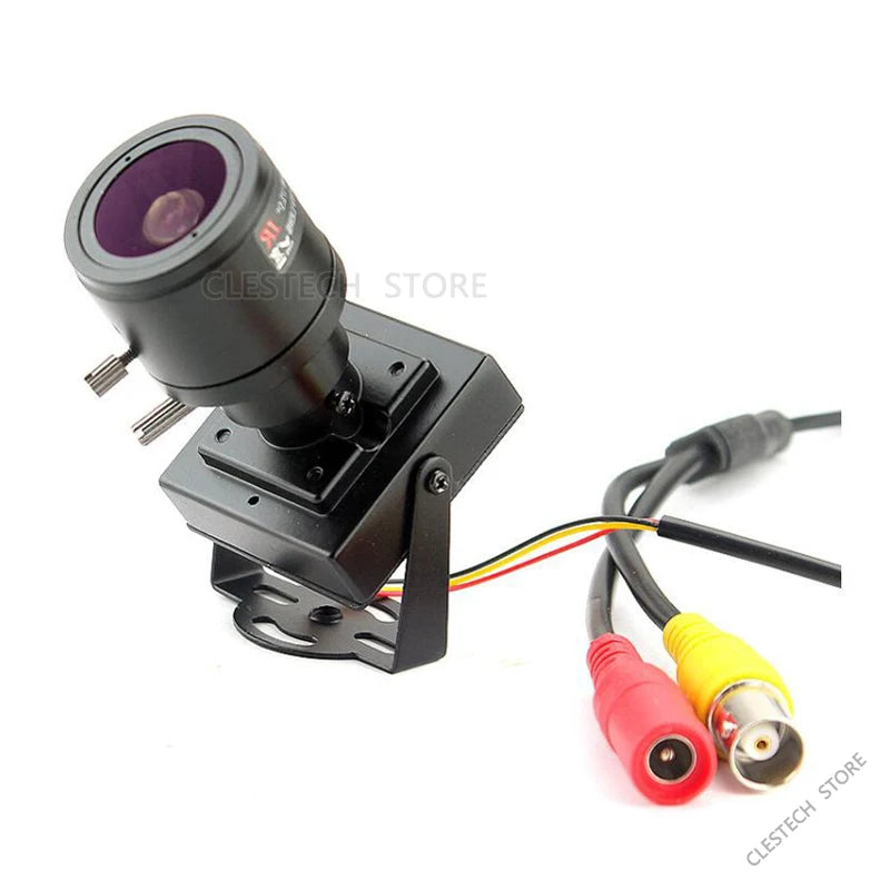 CCTV Mini Camera 2.8mm-12mm 1200TVL HD Zoom Manual Focusing Metal Analog Security Surveillance Vidicon Micro Video For Home/Car