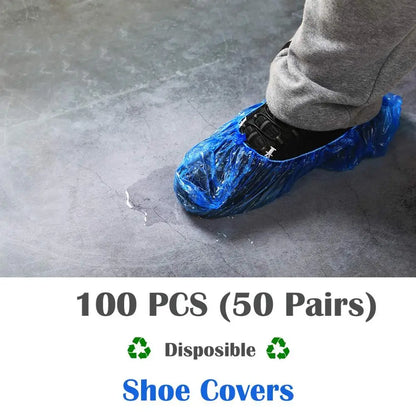 Automatic Disposable Shoe Cover Waterproof Overshoes Dispenser Portable Hand-Free Machine for Home, Office, Supermarket, Factory