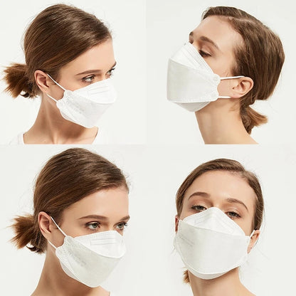 FFP2 CE Protective Anti-Dust Mask | 4-Layer KN95 Respirator