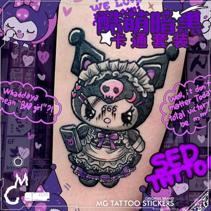 8 Sheets Clow M Melody Tattoo Sticker Set