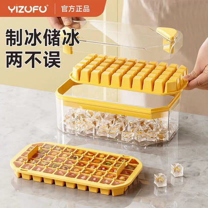 Food Grade Ice Cube Mold - Home Ice Tray & Storage Box