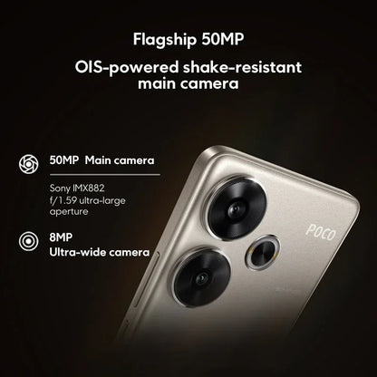 POCO F6 5G Global Version Smartphone 50MP camera system with OIS 120Hz Flow AMOLED display 90W charging Snapdragon 8s Gen 3