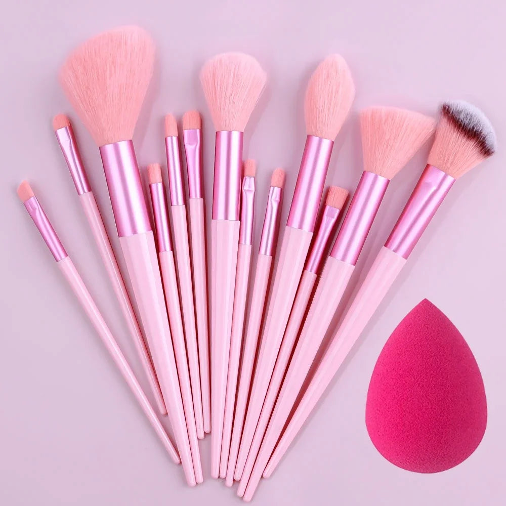 10-20PCS Makeup Brush Set - Powder, Eye Shadow, Highlighter, Foundation & Contour Brushes | Tonyfinger Store