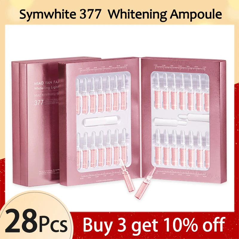 28pcs Symwhite 377 Whitening Ampoule & Vitamin C Serum Set | Niacinamide Brightening Essence | Korean Skincare | Tonyfinger Store