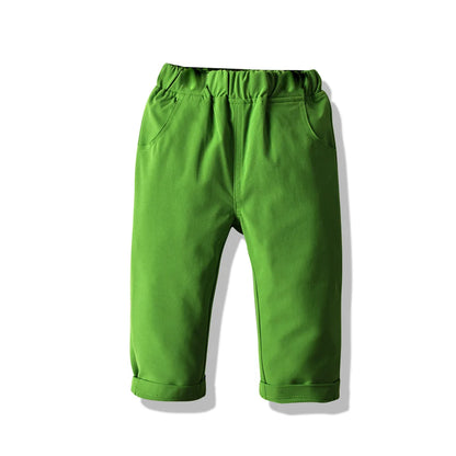 2024 Boys' Autumn Cargo Pants | Cotton Jeans for Kids 1-8Y | Casual & Comfortable Toddler Pants | tonyfinger store