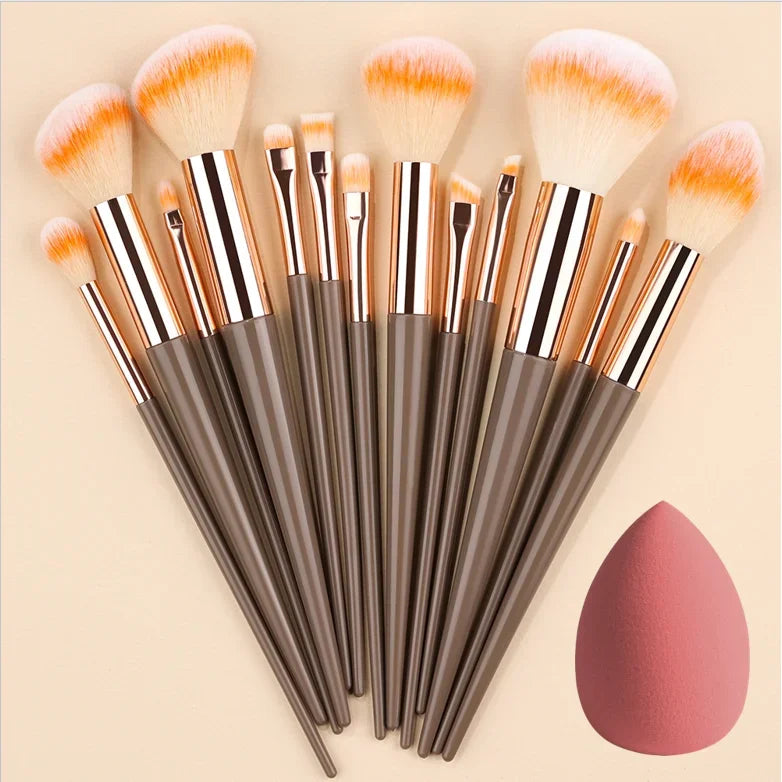 10-20PCS Makeup Brush Set - Powder, Eye Shadow, Highlighter, Foundation & Contour Brushes | Tonyfinger Store