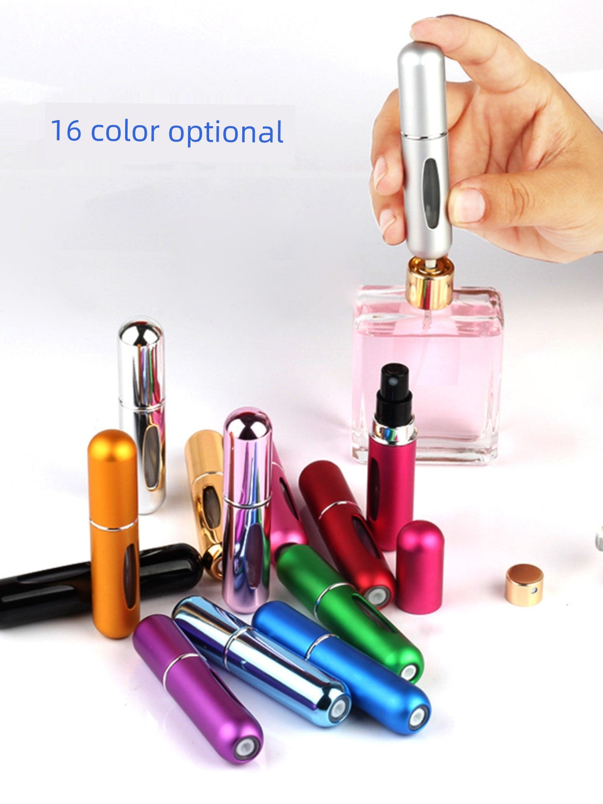 16-Color 5ml Premium Spray Perfume Sample Bottles