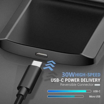 NEW 65W Fast  Wireless Charger for Samsung S22 S21 Note 20 Fast Charging Stand For iPhone 14 13 12 11 XS XR X 8 Airpods Pro