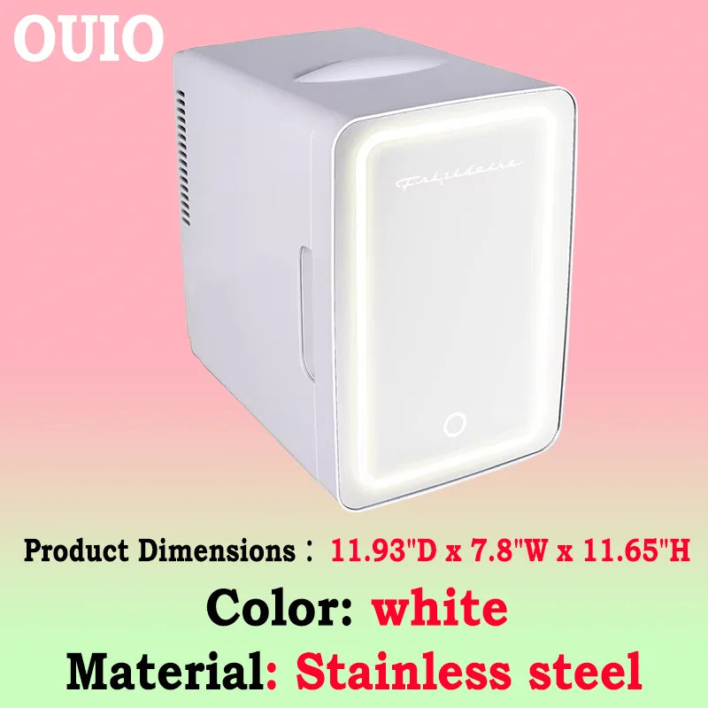 10L Portable Stainless Steel Mini Fridge | Quiet & Efficient Cooling | Ideal for Home & Car Use | tonyfinger store