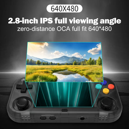 MagicX XU Mini M Handheld Game Players Consoles 2.8 Inch IPS Full Viewing Angle Portable Game Console Retro Video Linux System