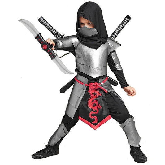 2024 Boys Dragon Ninja Cosplay Costume - Halloween, Christmas, Carnival | tonyfinger store