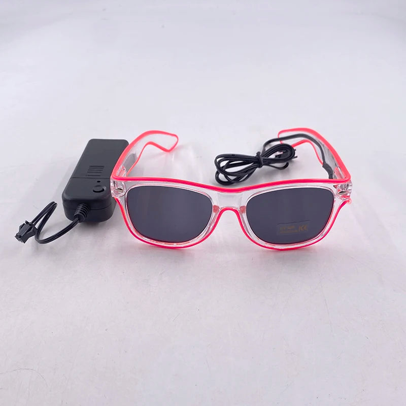 1PC LED Glow Sunglasses - Neon Party Favors for Kids & Adults