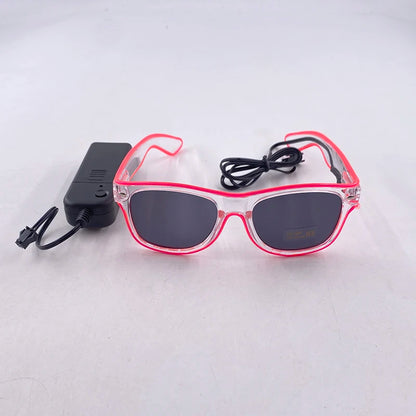 1PC LED Glow Sunglasses - Neon Party Favors for Kids & Adults