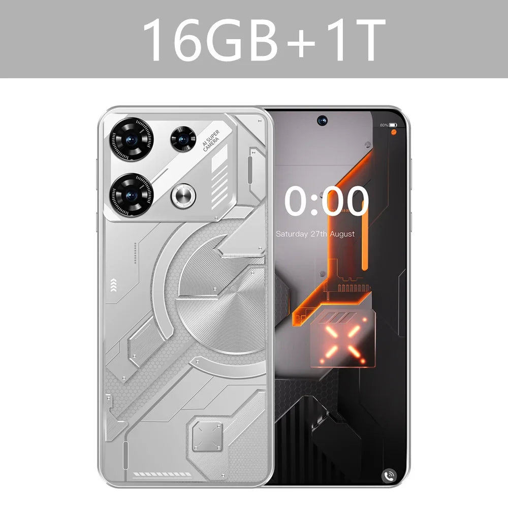 2024 Global Version Cellphones GT10 Pro 5G Smartphone 7.3" HD 108MP Dual SIM 16GB+1TB Android 13 Mobile Phone - tonyfinger store