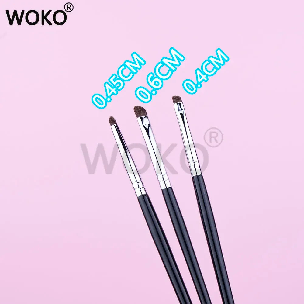 Small Smoky Liner Makeup Brushes Eyeliner Smudge Brush Precision Smudge Makeup Brush Horse Hair Eyeshadow Smudge Brush